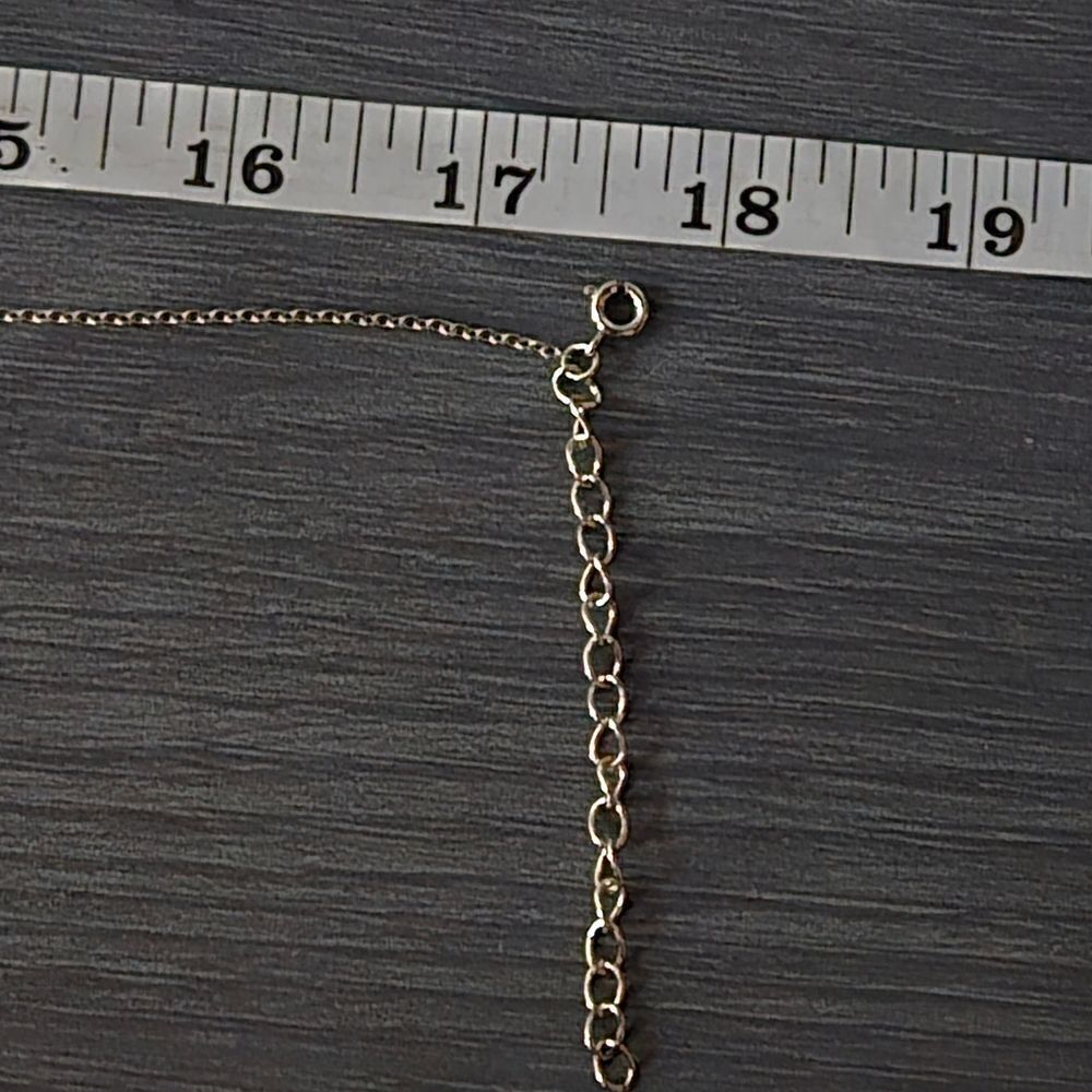 "5/$40" Silvertone Rhinestone Seahorse Pendant Adjustable Chain Necklace 17-20" - Picture 9 of 10